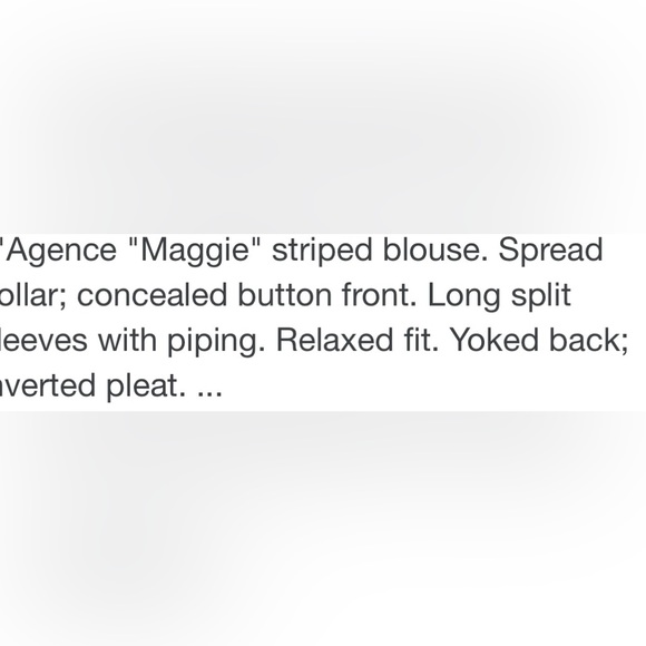 NWT new 🆕 L’Agence Maggie split sleeve blouse size large 100% silk - Picture 14 of 14